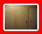 Kitchen, toilet and bathroom